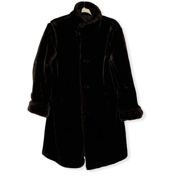 VINTAGE Reversible Faux Fur Jacket - Picture 5 of 11